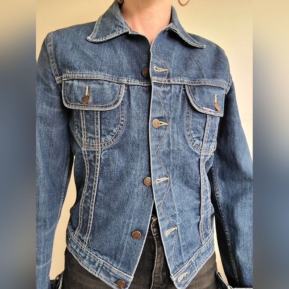 The Inigo Vintage Denim Jacket By US Top M - Picture 8 of 13